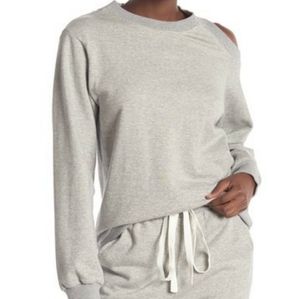 A.L.C. Covell Split Back Cut-out Gray Sweatshirt 6